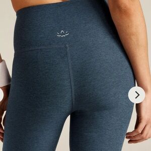 Beyond Yoga Blue Athletic Shorts High-Waisted